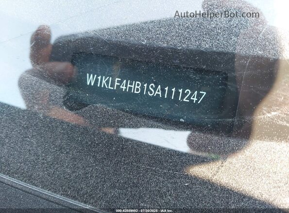 W1KLF4HB1SA111247 2025 MERCEDES-BENZ E-CLASS Black Вид підкапотного простору