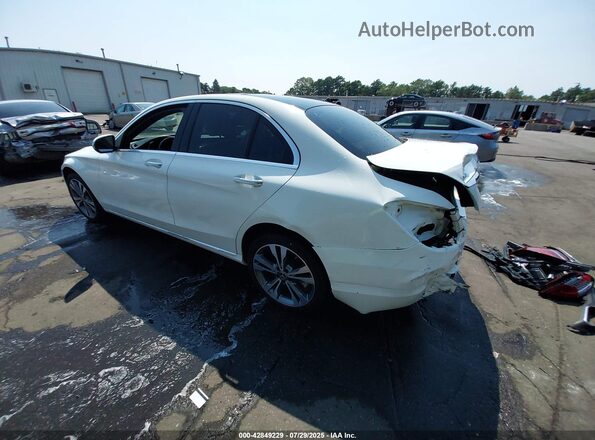 W1KWF8EB2MR610734 2021 MERCEDES-BENZ C-CLASS White Tył lewy