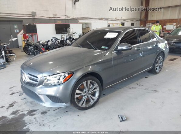 W1KWF8EB4MR627745 2021 MERCEDES-BENZ C-CLASS Gray Przód lewy