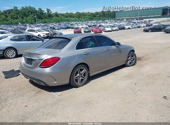 W1KWF8EB8MR648727 2021 MERCEDES-BENZ C-CLASS Серебряный Задняя правая четверть