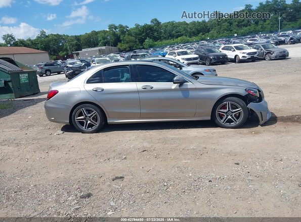 W1KWF8EB8MR648727 2021 MERCEDES-BENZ C-CLASS Серебряный Вид задней части салона