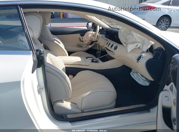 W1KXJ8JB8LA050286 2020 MERCEDES-BENZ S White Սալոնի դիմացի տեսք