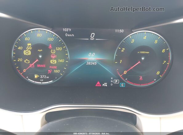 W1N0G8EB3MF888548 2021 MERCEDES-BENZ GLC 300 White Vista de los asientos traseros
