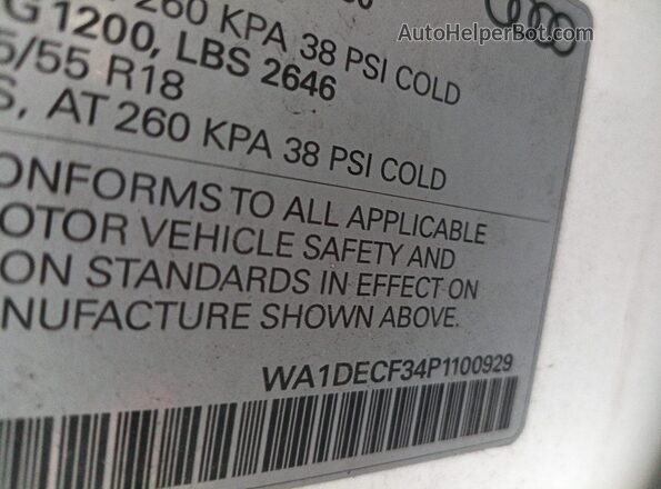 WA1DECF34P1100929 2023 AUDI Q3  Dashboard view