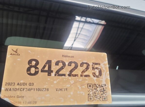 WA1DECF34P1106228 2023 AUDI Q3  