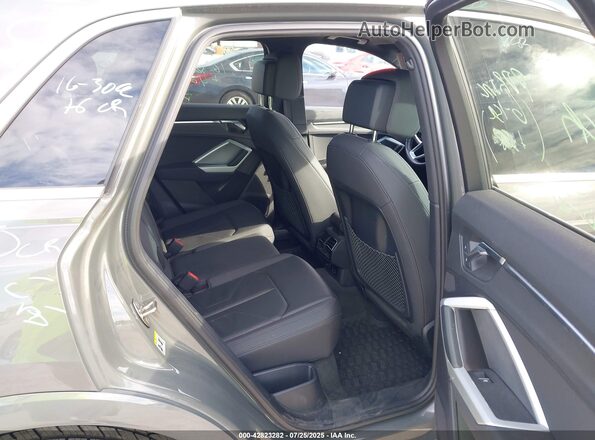 WA1DECF35M1016761 2021 AUDI Q3 Gray Вид наклейки з VIN-кодом