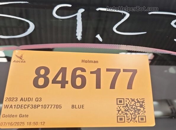 WA1DECF38P1077705 2023 AUDI Q3  