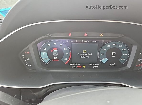 WA1DECF39P1106886 2023 AUDI Q3  Vista del salpicadero