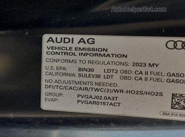 WA1DECF3XP1081254 2023 AUDI Q3  