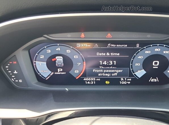 WA1DECF3XP1081254 2023 AUDI Q3  წინა პანელის ხედი