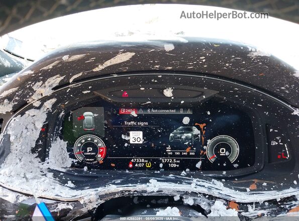 WA1FVAF12MD029817 2021 AUDI Q8 Black უკანა სავარძლების ხედი