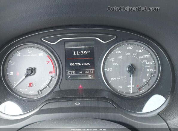 WAUB1GFF7LA017660 2020 AUDI S3 White უკანა სავარძლების ხედი