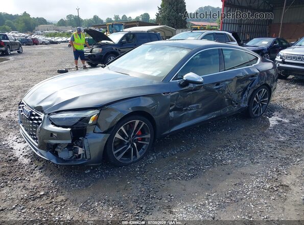WAUB4CF59RA053429 2024 AUDI S5 Gray Vista tres cuartos delantera izquierda