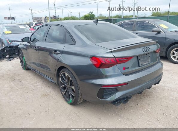 WAUH3DGY4PA047742 2023 AUDI S3 Gray Trasero izquierdo