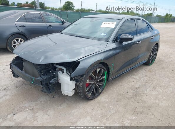 WAUH3DGY4PA047742 2023 AUDI S3 Gray Vista tres cuartos delantera izquierda