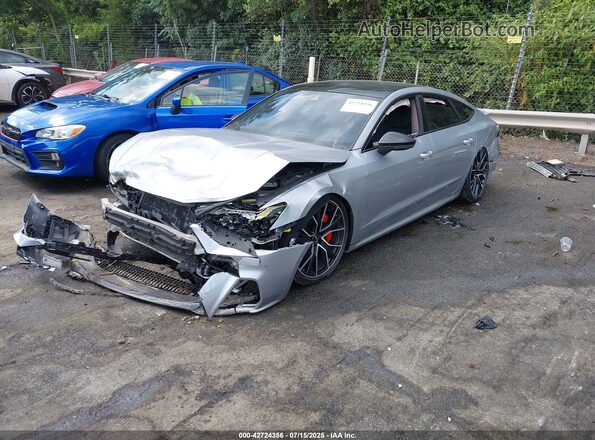 WAUPFAF27LN090232 2020 AUDI S7 Gray Առջևի ձախ երեք քառորդ տեսարան