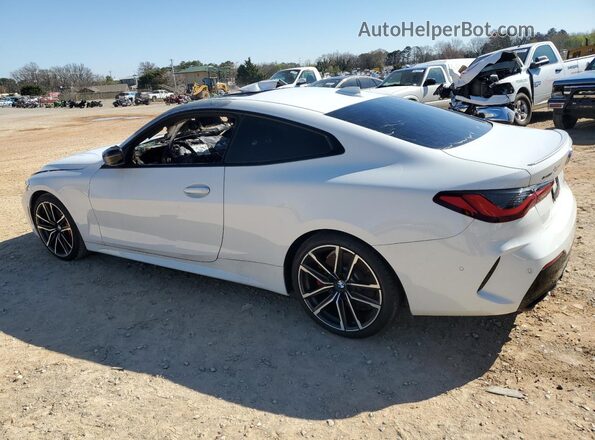 WBA13AR07MCF85507 2021 BMW M4 Белый Задняя левая четверть