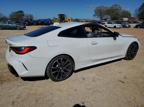WBA13AR07MCF85507 2021 BMW M4 Белый Задняя правая четверть
