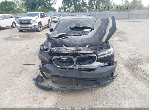WBA13BJ04MCG33188 2021 BMW 7 SERIES Black წინა ხედი