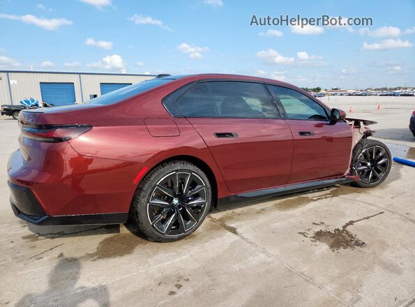 WBA23EH03PCN00953 2023 BMW 7 SERIES Maroon 