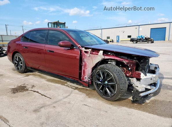 WBA23EH03PCN00953 2023 BMW 7 SERIES Maroon 