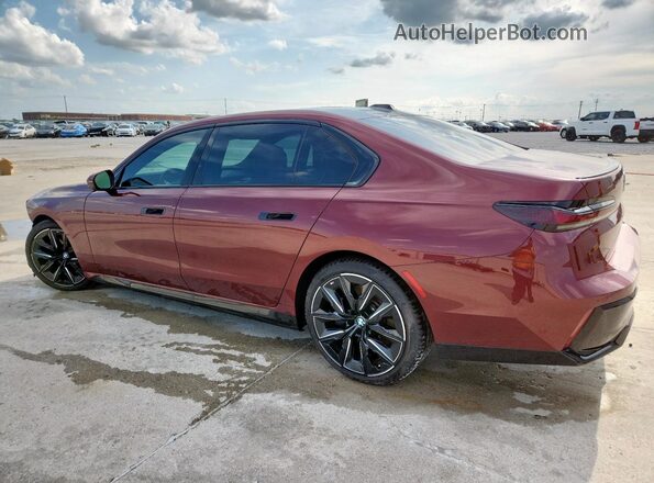 WBA23EH03PCN00953 2023 BMW 7 SERIES Maroon 