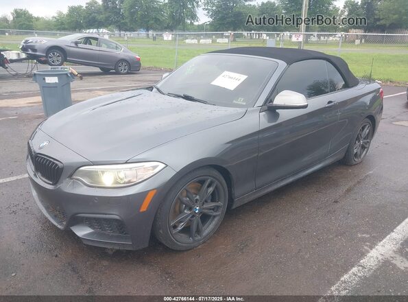 WBA2L3C31HV667579 2017 BMW M2 Gray წინა მარცხენა ხედი სამი მეოთხედიდან