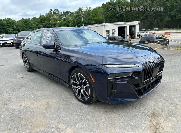 WBA33EJ06PCM02319 2023 BMW 7 SERIES Blue Vista frontal