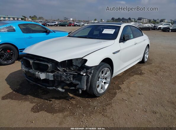 WBA6D0C56GD927803 2016 BMW 6 SERIES White Передня ліва чверть