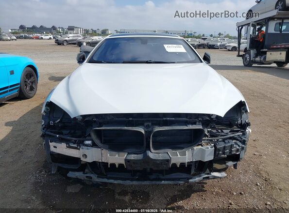 WBA6D0C56GD927803 2016 BMW 6 SERIES White Вид панелі приладів