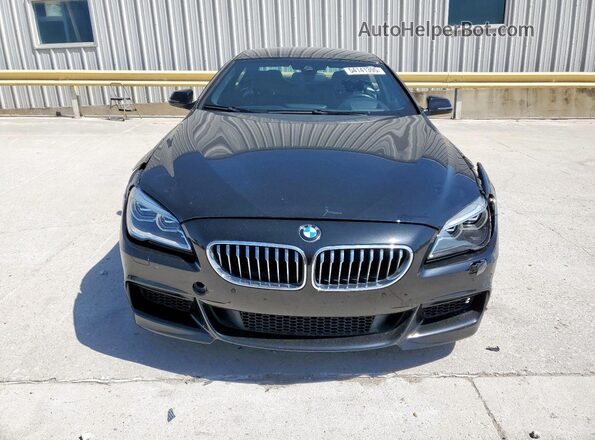 WBA6D0C56JG852820 2018 BMW 6 SERIES Black Front view