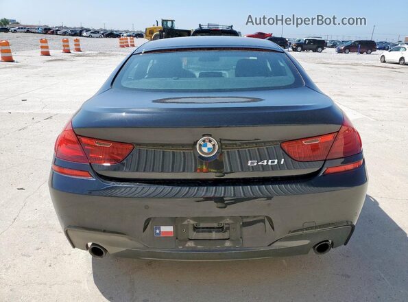 WBA6D0C56JG852820 2018 BMW 6 SERIES Black Rear view