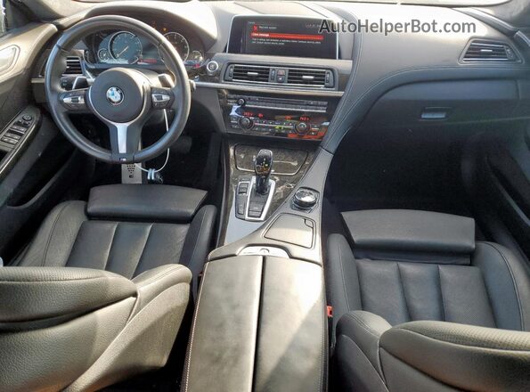 WBA6D0C56JG852820 2018 BMW 6 SERIES Black Dashboard view