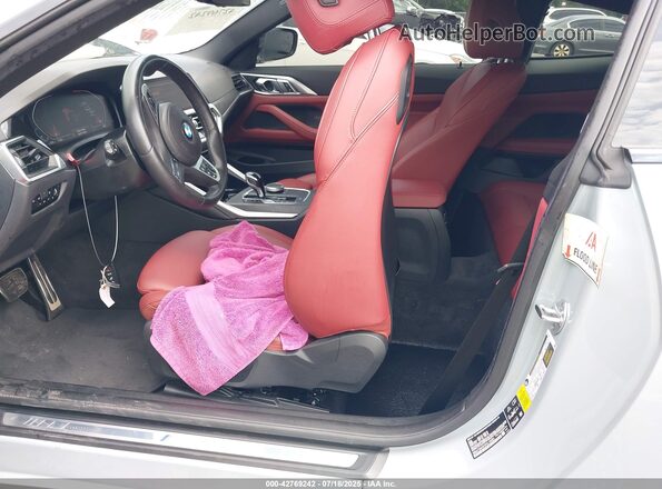 WBA73AP01PCL19401 2023 BMW 4 SERIES Gray Widok z przodu