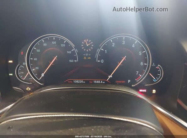 WBA7E4C59HGU99489 2017 BMW 7 SERIES Black Vista de los asientos traseros