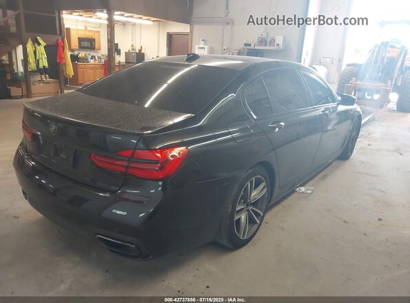 WBA7E4C59HGU99489 2017 BMW 7 SERIES Black Trasero derecho