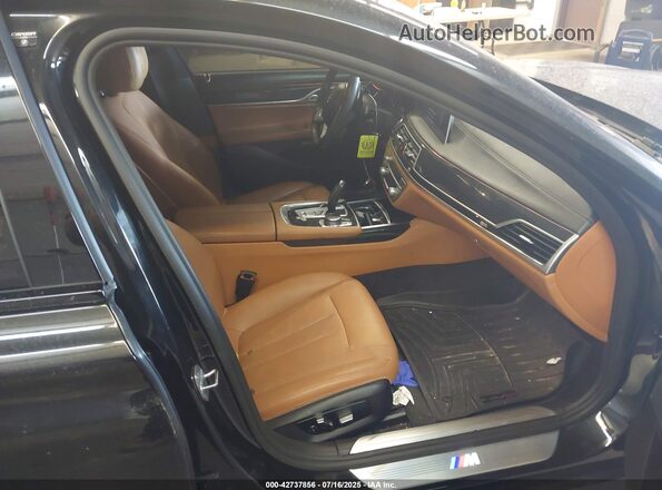 WBA7E4C59HGU99489 2017 BMW 7 SERIES Black Vista interior delantera