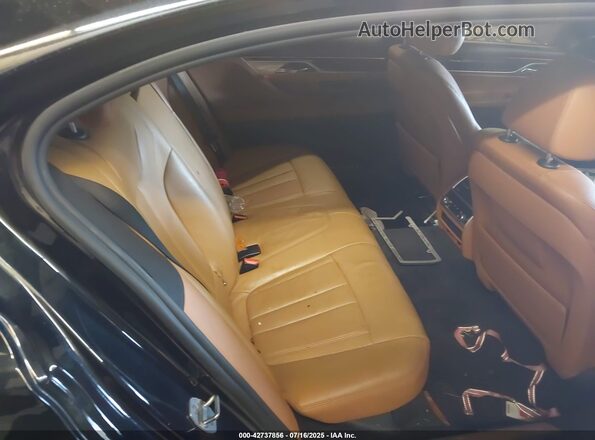 WBA7E4C59HGU99489 2017 BMW 7 SERIES Black Vista de la etiqueta del VIN