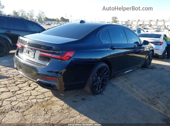 WBA7T2C03LGL17910 2020 BMW 7 SERIES Черный Задняя правая четверть