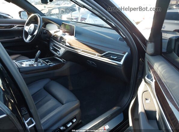 WBA7T2C03LGL17910 2020 BMW 7 SERIES Черный Вид салона спереди