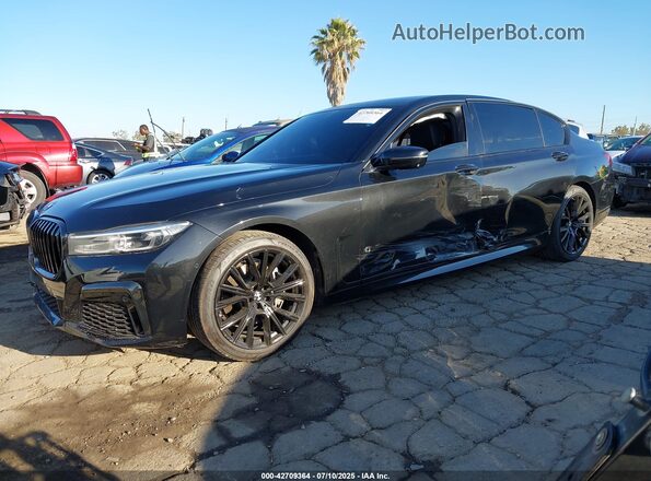 WBA7T2C03LGL17910 2020 BMW 7 SERIES Черный Передняя левая четверть