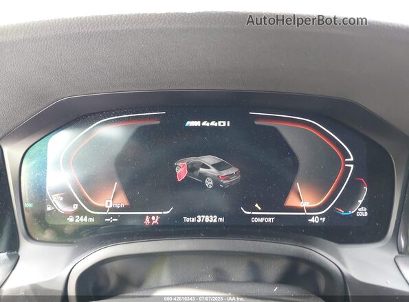 WBA83AP03PCL19792 2023 BMW M4 White Հետևի նստատեղերի տեսք
