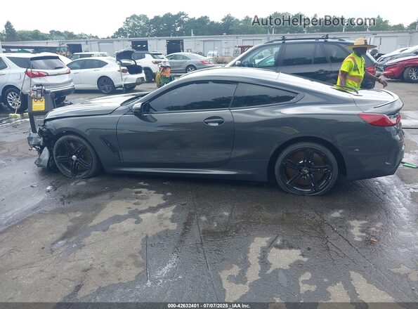 WBABC4C03SCU31272 2025 BMW M8 Gray Вид задньої частини салону
