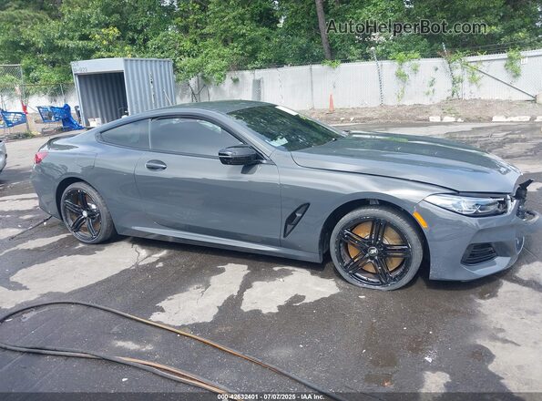 WBABC4C03SCU31272 2025 BMW M8 Gray Вид щитка приладів