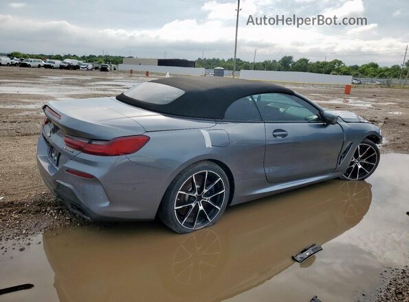 WBAFY4C07NCH97004 2022 BMW M8 Gray Задня права чверть