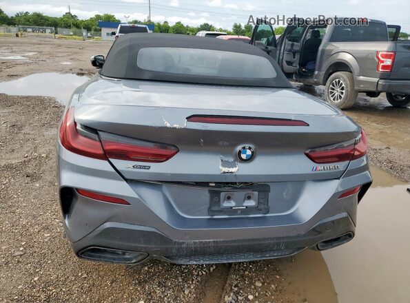 WBAFY4C07NCH97004 2022 BMW M8 Gray Вид ззаду