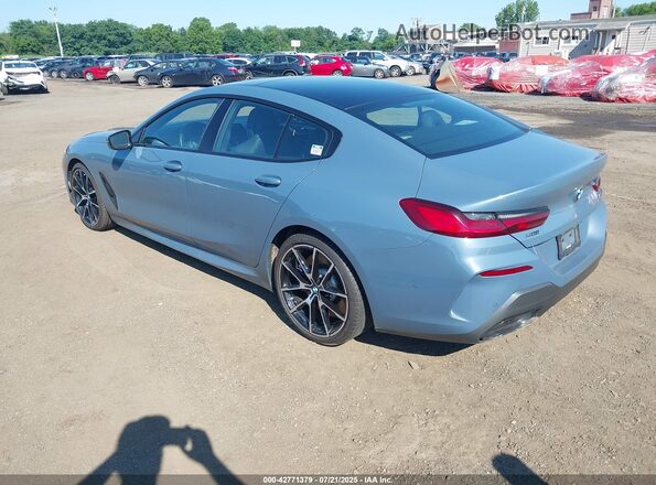 WBAGV8C02NCH89994 2022 BMW M8 Синий Задняя левая четверть