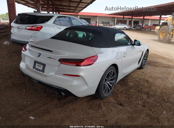 WBAHF3C0XMWX18783 2021 BMW Z4 White Задня права чверть