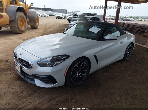 WBAHF3C0XMWX18783 2021 BMW Z4 White Передня ліва чверть