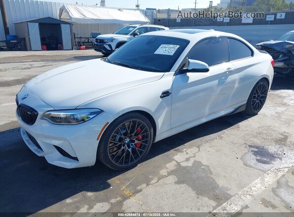 WBS2U7C54K7D01860 2019 BMW M2 Beige Vista tres cuartos delantera izquierda